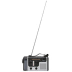 LED Hand Crank Radio AM FM SW Solar Dynamo Outdoor Emergency Radio with Portable Flashlight