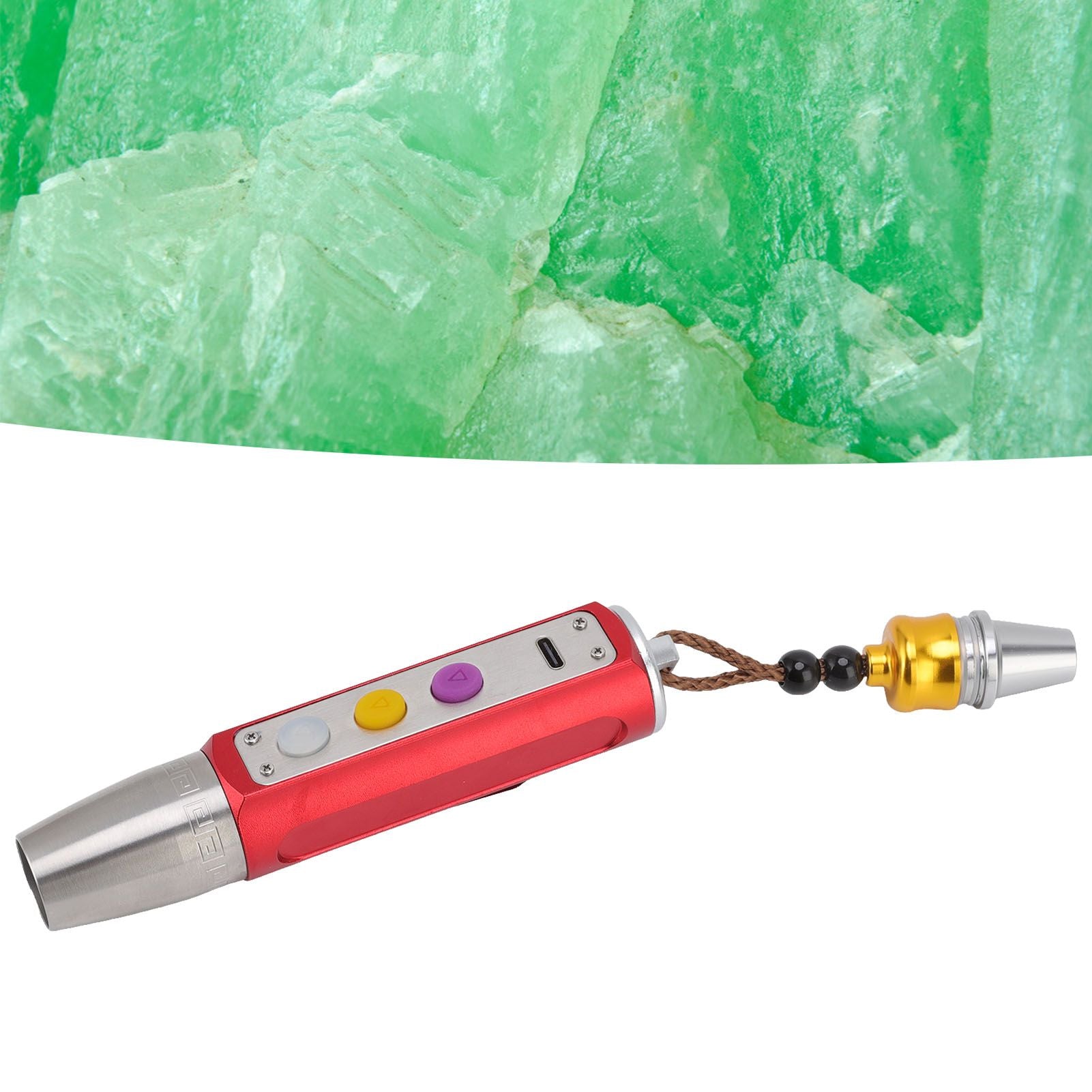 Gemstone Light 4 Light Modes USB Charging Aluminium Alloy Widely Used Jade Appraisal Light for Jewelry Gem Jade