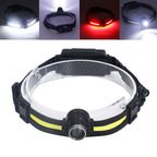 COB Multifunctional Headlight LED Mini Induction Headlamp Waterproof Camping Torch Head Lamp for Outdoors
