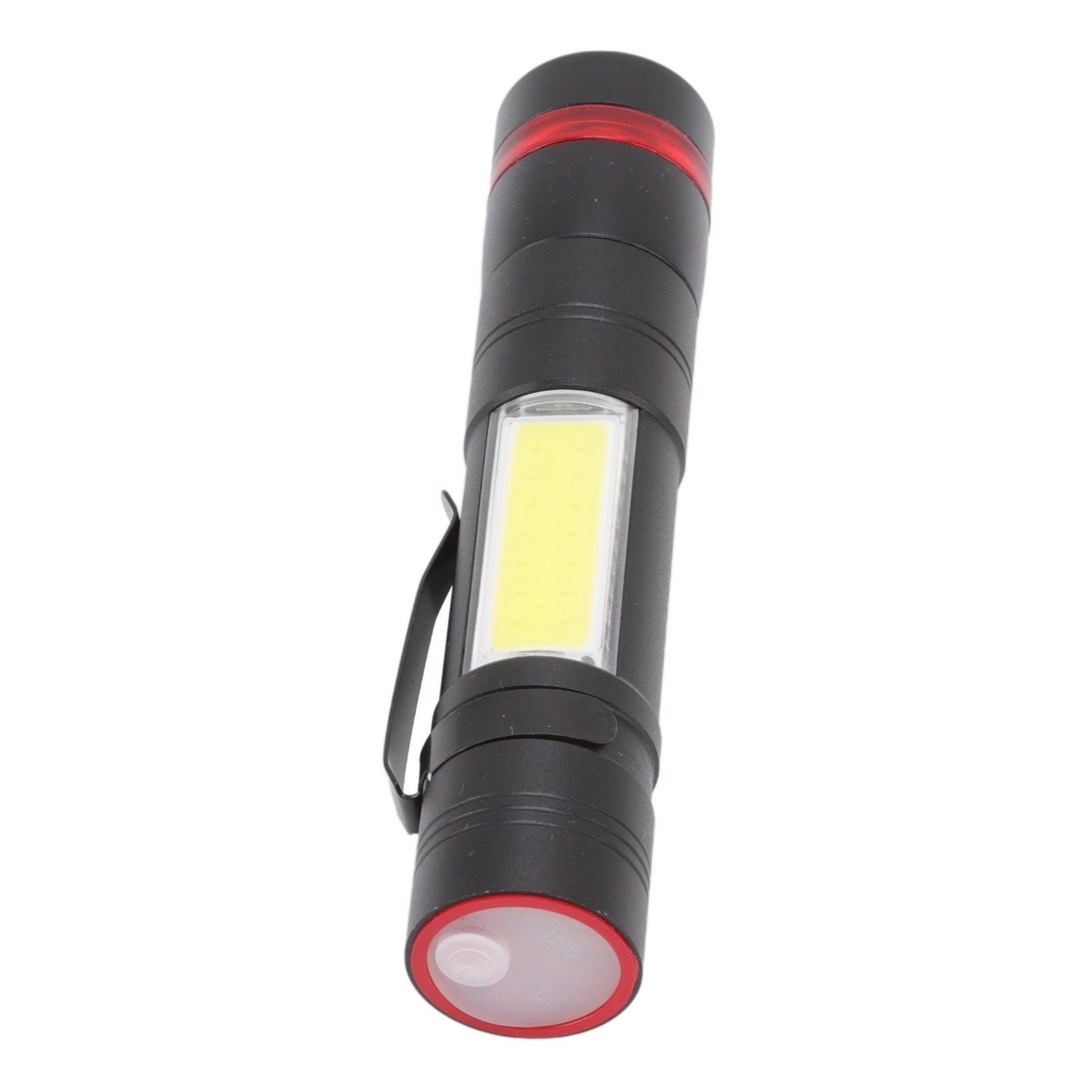 LED Flashlight Multifunction Highlight Telescopic Zoom Rechargeable Waterproof Mini Flashlight for Outdoor Lighting