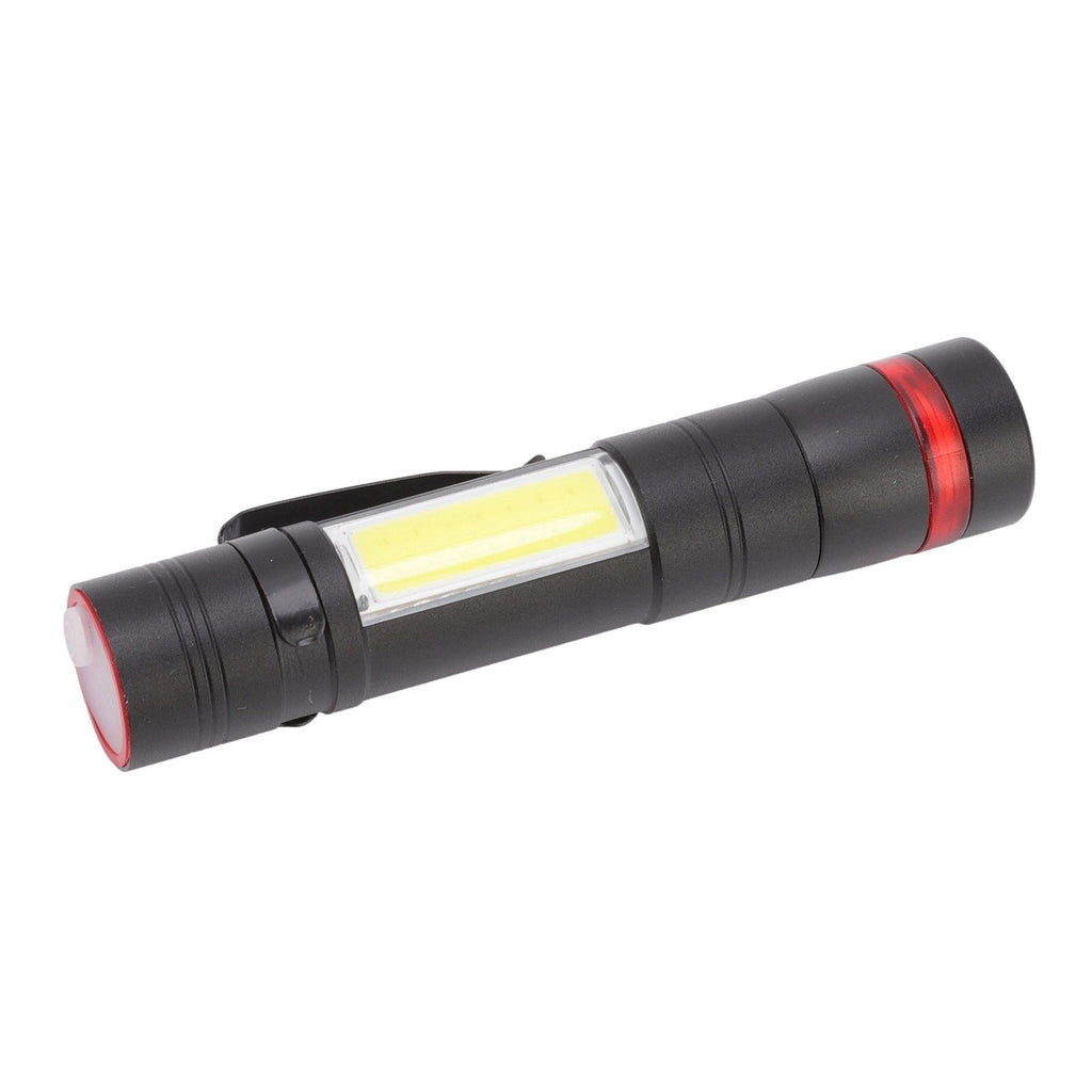 LED Flashlight Multifunction Highlight Telescopic Zoom Rechargeable Waterproof Mini Flashlight for Outdoor Lighting
