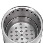 Mini Alcohol Stove for Camping Hiking Stainless Steel Campfire Stove With Storage Bag Round