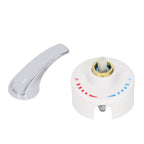 G1/2 Thread Thermostatic Mixing Valve Electric Water Heater Hot and Cold Water Mixing Valve for Home Hotel