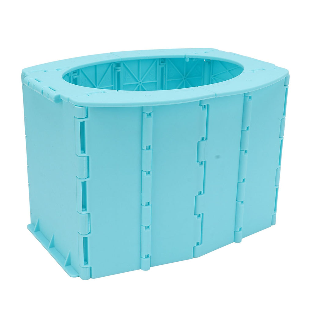 Kids Portable Toilet Portable Foldable Easy Cleaning ABS Potty Training Toilet for Outdoor Emergency Camping