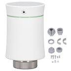 Smart Radiator Thermostat Valve APP Remote Timing Energy Saving Temperature Control Valve Home Heating Valve for Zigbee for Tuya White