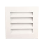 9.8x9.8in Shed Vent Aluminum Alloy Gable Vent Waterproof Rainproof Air Vents Cover for Ceiling Wall