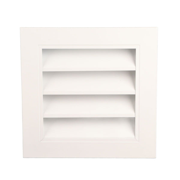 9.8x9.8in Shed Vent Aluminum Alloy Gable Vent Waterproof Rainproof Air Vents Cover for Ceiling Wall