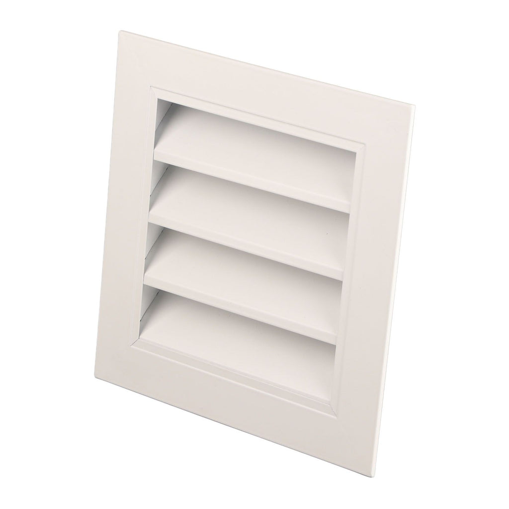 9.8x9.8in Shed Vent Aluminum Alloy Gable Vent Waterproof Rainproof Air Vents Cover for Ceiling Wall
