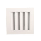 9.8x9.8in Shed Vent Aluminum Alloy Gable Vent Waterproof Rainproof Air Vents Cover for Ceiling Wall