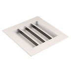 9.8x9.8in Shed Vent Aluminum Alloy Gable Vent Waterproof Rainproof Air Vents Cover for Ceiling Wall