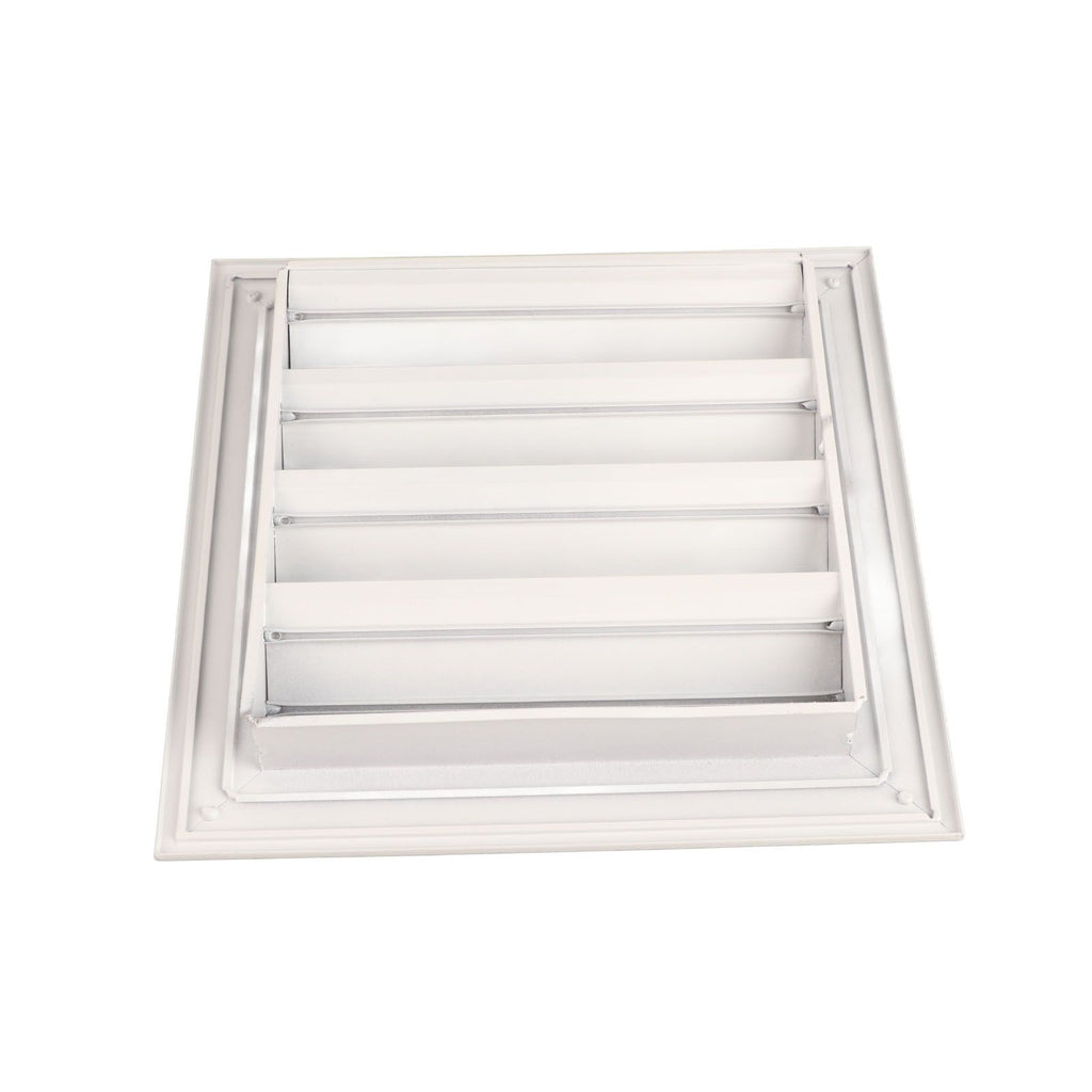 9.8x9.8in Shed Vent Aluminum Alloy Gable Vent Waterproof Rainproof Air Vents Cover for Ceiling Wall