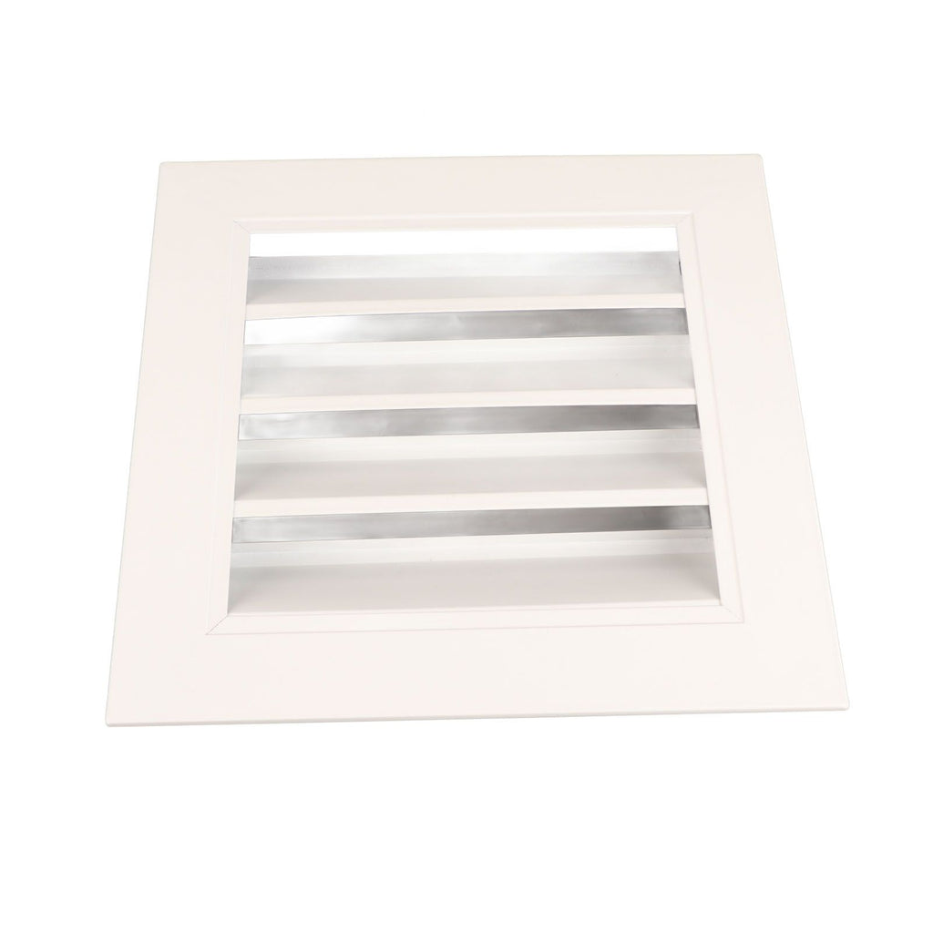 9.8x9.8in Shed Vent Aluminum Alloy Gable Vent Waterproof Rainproof Air Vents Cover for Ceiling Wall