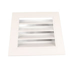 9.8x9.8in Shed Vent Aluminum Alloy Gable Vent Waterproof Rainproof Air Vents Cover for Ceiling Wall
