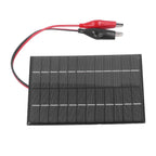 2W 12V Solar Panel High Conversion Efficiency Windproof Polysilicon Solar Panel Charger for Lights Radio
