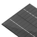 2W 12V Solar Panel High Conversion Efficiency Windproof Polysilicon Solar Panel Charger for Lights Radio