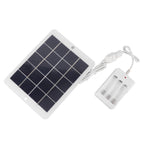 Solar Panel Battery Charger 3W 5V High Conversion Rate Efficient Output Portable Solar Cell for Outdoor Use