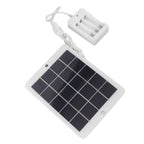 Solar Panel Battery Charger 3W 5V High Conversion Rate Efficient Output Portable Solar Cell for Outdoor Use