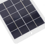 Solar Panel Battery Charger 3W 5V High Conversion Rate Efficient Output Portable Solar Cell for Outdoor Use