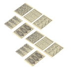 10 PCS Outdoor Camping Light Stickers Telescopic Flashlight Lamp Sticker Retro Camp Ambient Light Sticker