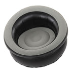 Inflatable Couch Flocking Air Sofa Simple Inflatable Chair for Living Room Bedroom Reading Room Office Balcony Travel Grey