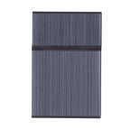 Magnetic Cigarette Case 20 Capacity Universal Flip Cover Aluminum Alloy Cigarette Box for Women Men Grey