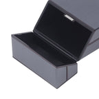 Magnetic Cigarette Case 20 Capacity Universal Flip Cover Aluminum Alloy Cigarette Box for Women Men Grey