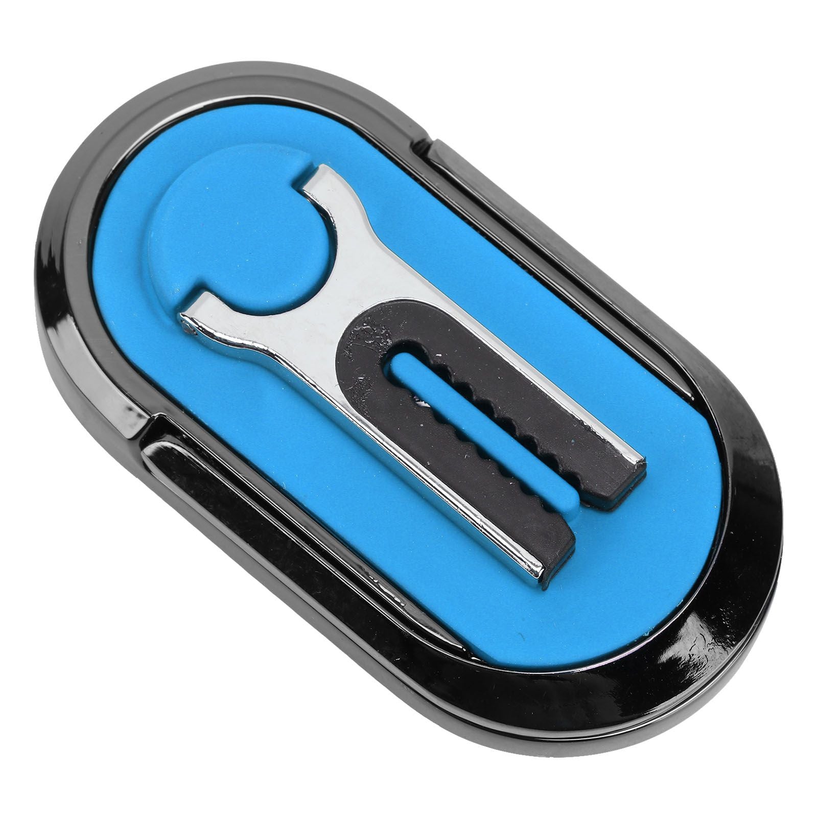Mobile Phone Holder Stand Cigarette Lighter Rechargeable with Charging Cable Phone Ring Holder Blue
