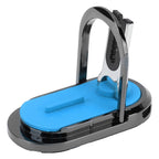 Mobile Phone Holder Stand Cigarette Lighter Rechargeable with Charging Cable Phone Ring Holder Blue