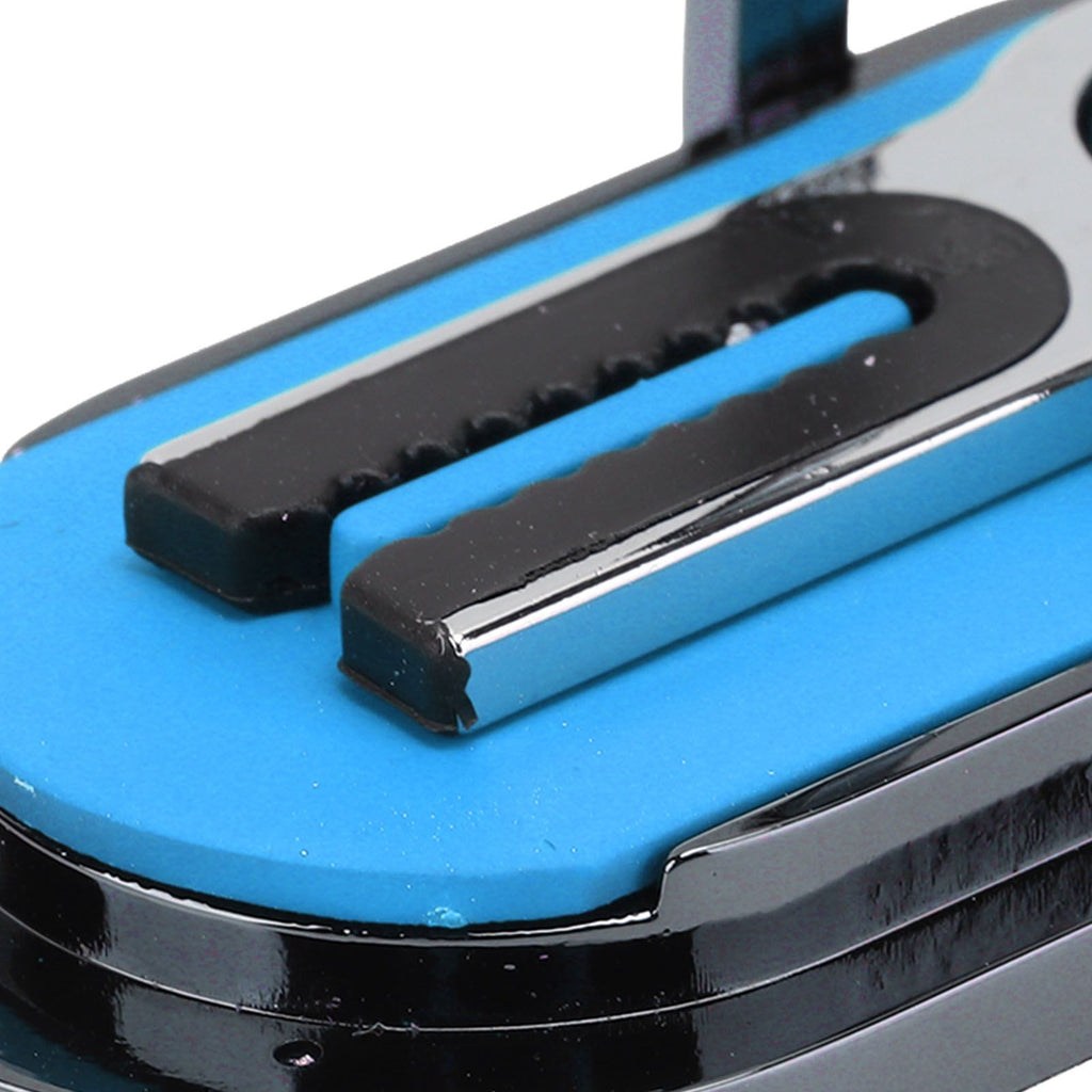 Mobile Phone Holder Stand Cigarette Lighter Rechargeable with Charging Cable Phone Ring Holder Blue