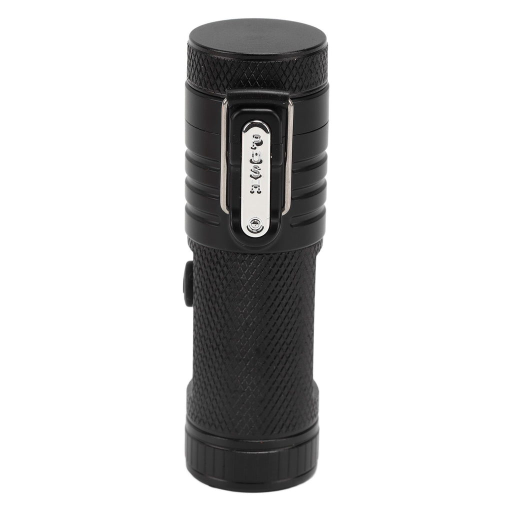 Electric Lighter Waterproof Double Arc Windproof Rechargeable 220mAh Cigarette Lighter for Camping Black