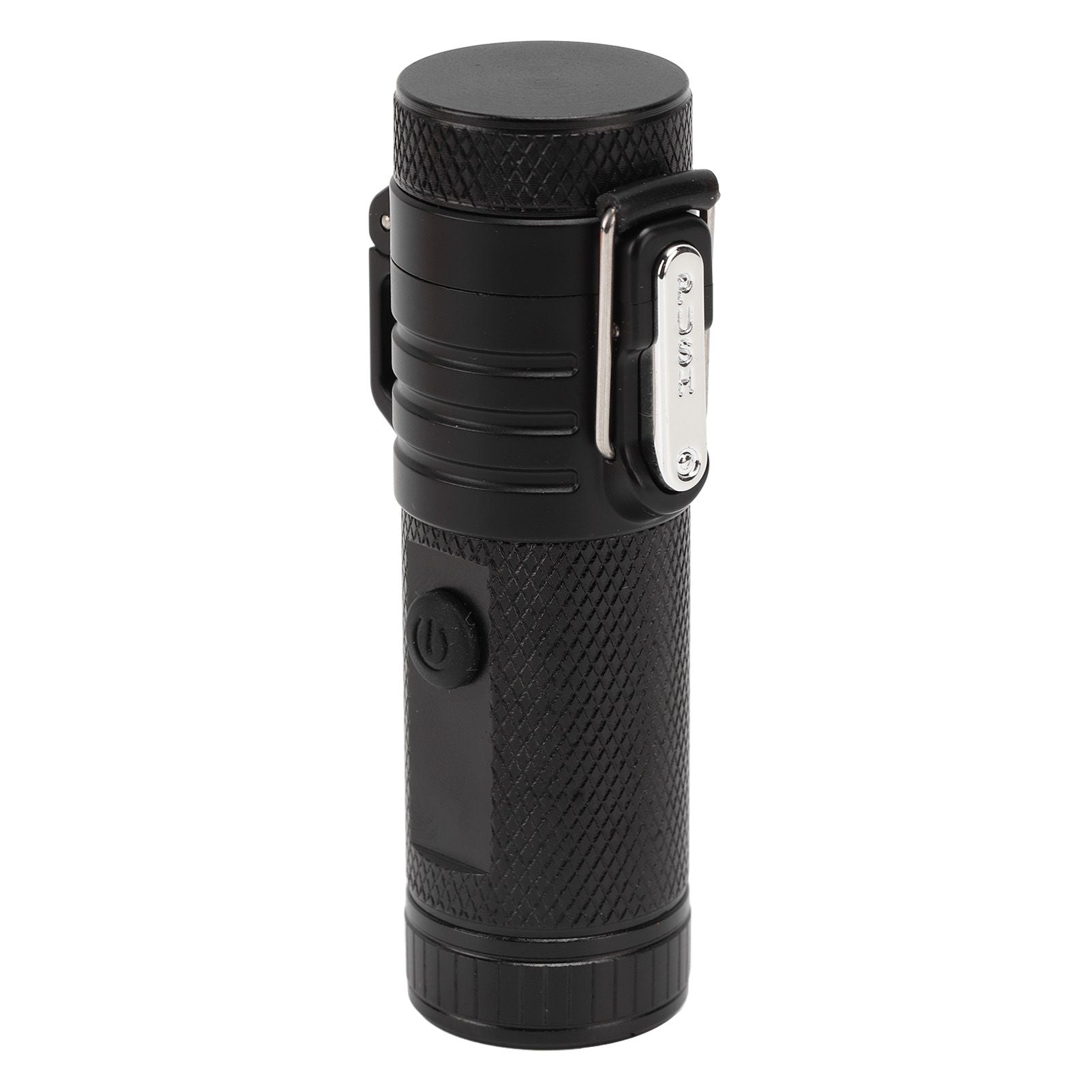 Electric Lighter Waterproof Double Arc Windproof Rechargeable 220mAh Cigarette Lighter for Camping Black