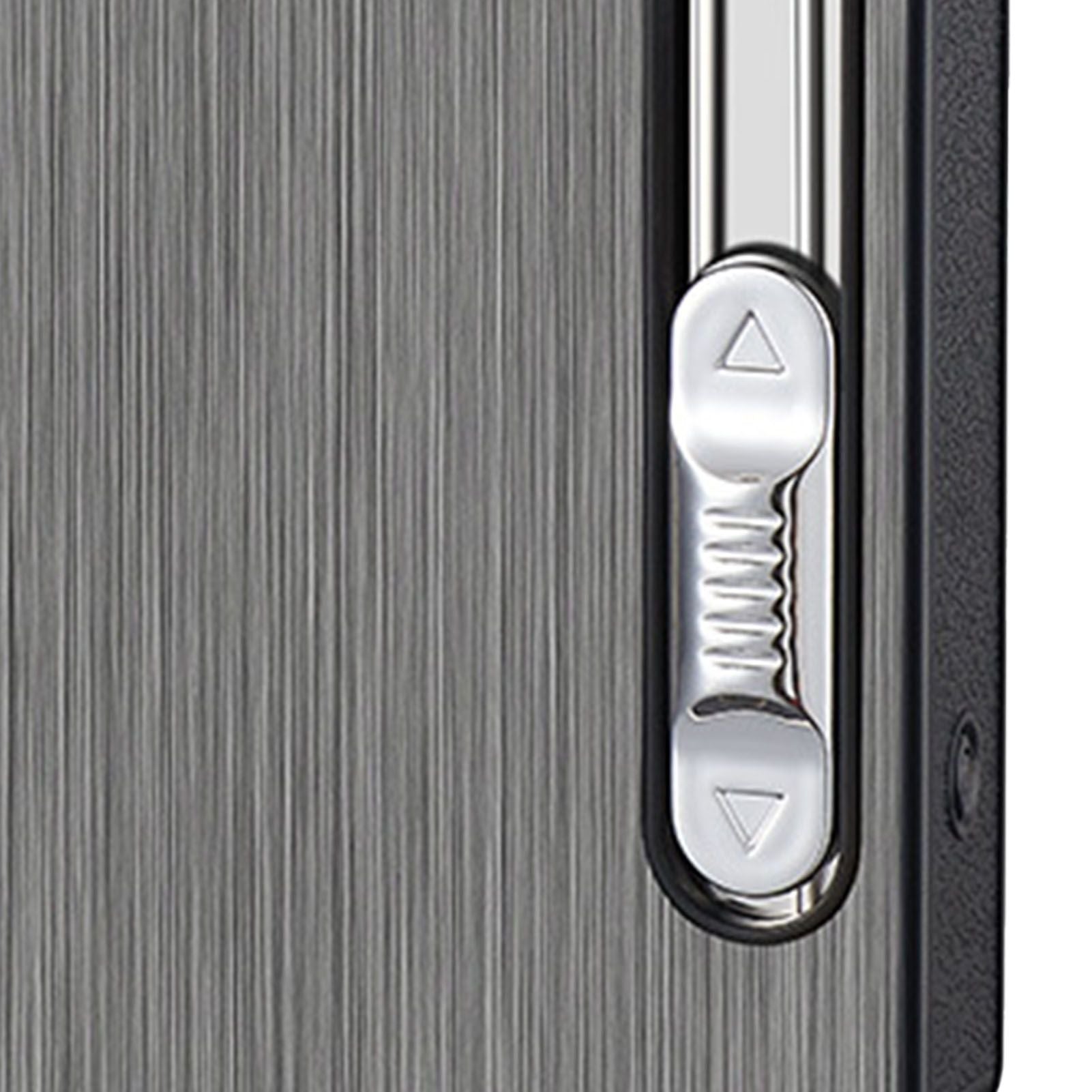Cigarette Case 3 in 1 Multi Function Rechargeable Cigarette Holder with Windproof Lighter LED Light for 10pcs Cigarettes