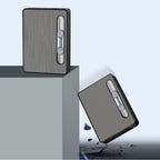 Cigarette Case 3 in 1 Multi Function Rechargeable Cigarette Holder with Windproof Lighter LED Light for 10pcs Cigarettes