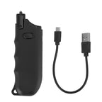 Electric Lighter Black Telescopic ABS Pulse Arc Rechargeable Candle Igniter for Daily Home