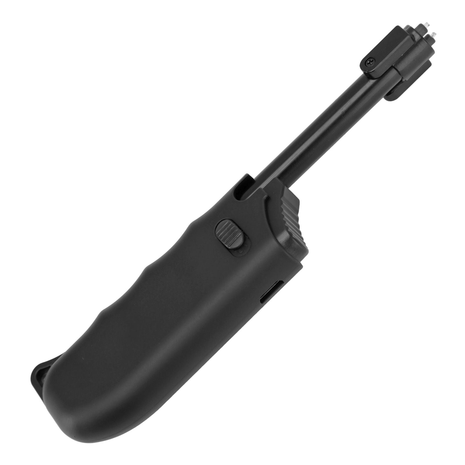 Electric Lighter Black Telescopic ABS Pulse Arc Rechargeable Candle Igniter for Daily Home