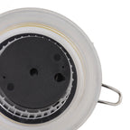 Cigar Jar Stainless Steel Silicone Ring with Hygrometer Waterproof Sealed Storage Jar for Home 96mmx173mm/3.8x6.8in