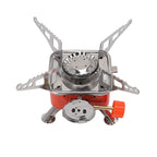 Outdoor Gas Stove Folding Mini Quadrate Stove Cooker Camping Picnic Portable Gas Stove
