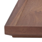 Black Walnut Tray Simple Fashion Serving Tray Serve Tea Fruit Cheese Wine Or Meals Medium Square