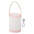 Lantern Bluetooth Speaker HiFi Rechargeable Radio Function Outdoor Wireless Speaker with LED Ambient Light Handle Pink