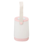Lantern Bluetooth Speaker HiFi Rechargeable Radio Function Outdoor Wireless Speaker with LED Ambient Light Handle Pink