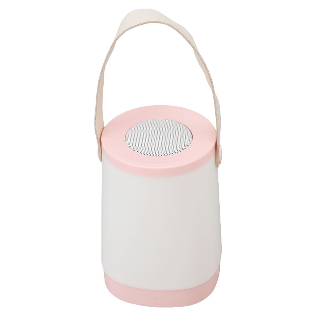Lantern Bluetooth Speaker HiFi Rechargeable Radio Function Outdoor Wireless Speaker with LED Ambient Light Handle Pink