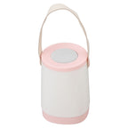 Lantern Bluetooth Speaker HiFi Rechargeable Radio Function Outdoor Wireless Speaker with LED Ambient Light Handle Pink