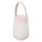 Lantern Bluetooth Speaker HiFi Rechargeable Radio Function Outdoor Wireless Speaker with LED Ambient Light Handle Pink