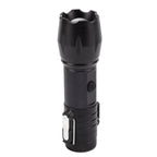Electric Lighter Waterproof Windproof Aluminum Alloy Portable Lighter with Flashlight 3.7v Black