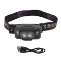 LED Sensor Headlamp Three Color Light Source Rechargeable Outdoor Strong Light Headlamp for Fishing Running Camping