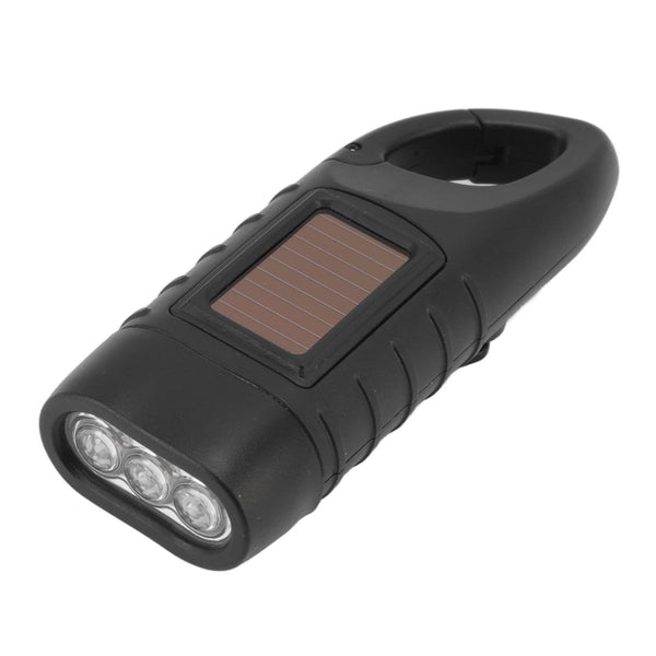 Hand Crank Solar Powered Flashlight Professional Rechargeable Survival Flashlight for Outdoor Sports Camping Hiking