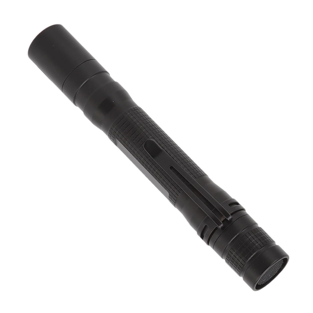 UV Flashlight 365nm Pen Clip Aluminium Alloy Button Control Multi Purpose Blacklight Flashlight for Money Jewelry Curing