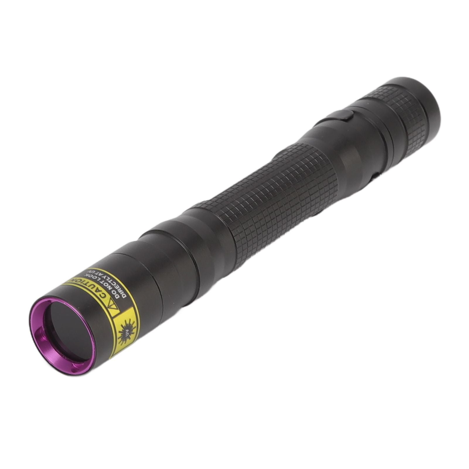 UV Flashlight 365nm Pen Clip Aluminium Alloy Button Control Multi Purpose Blacklight Flashlight for Money Jewelry Curing
