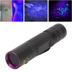 UV Black Light Flashlight Portable Mini Blacklight Ultraviolet Pen Lights for Pet Urine Money Fluorescent Agent 365nm