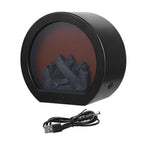 Fireplace Lantern Soft Light Energy Saving USB Rechargeable Simulation LED Flame Fireplace Lamp Home Decoration Craft